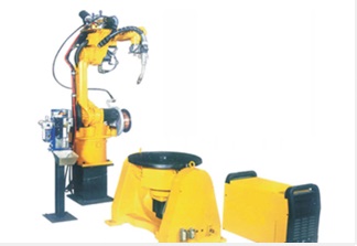 双轴变位机机器人弧焊系统